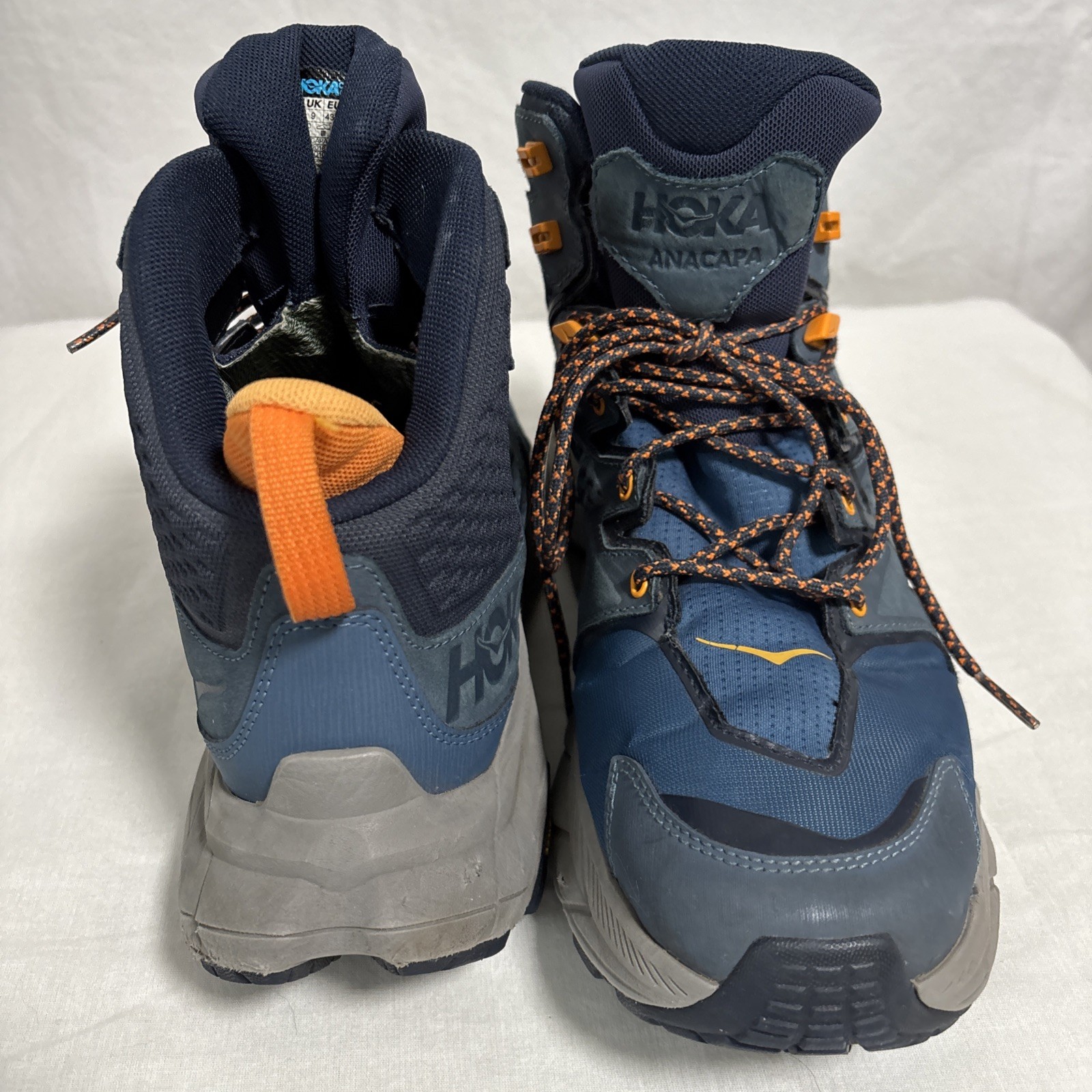 Hoka One One Anacapa Mid GTX Gore-Tex Hiking Boots Shoes Mens 9 Blue Trail thumbnail 7