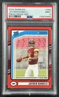 JAYDEN DANIELS PSA 9 2024 PANINI DONRUSS #389 PRESS PROOF RED RATED ROOKIE 469