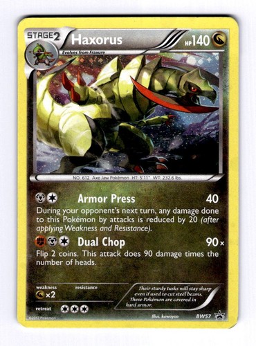 Haxorus - BW57 Black and White Promos #BW57 (2011) Promo Holo MP Pokemon