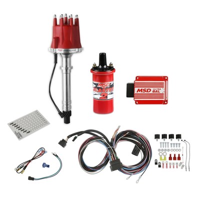 MSD Ignition Pro-Billet Bundle Kit for Chevy V8 SBC/BBC 6AL 2 Coil 85551K