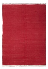 Morgenland Kelim Teppich - Trendy - 240 x 160 cm - rot