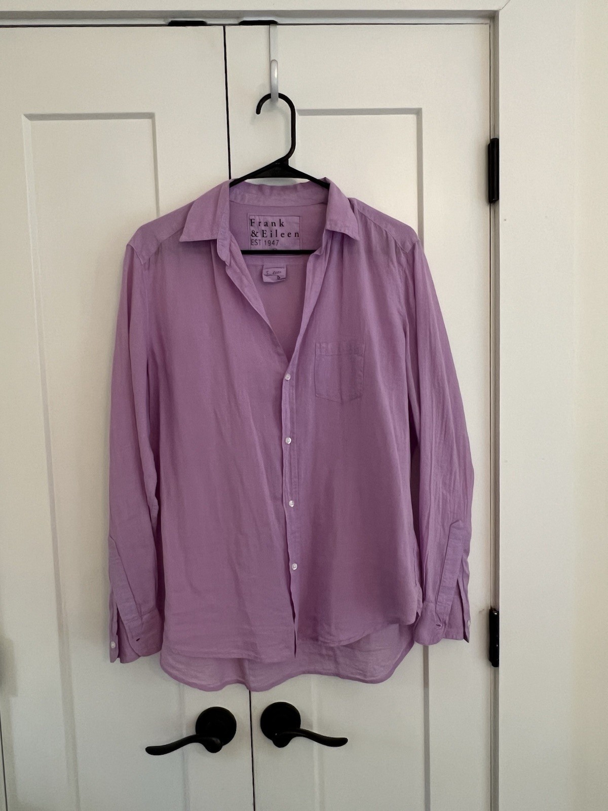Frank & Eileen Eileen Pink/Lavender Lightweight M - image 1