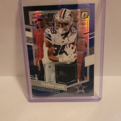 Panini 2023 Donruss Optic CeeDee Lamb Donruss Threads Prizm Mem DT-CDL