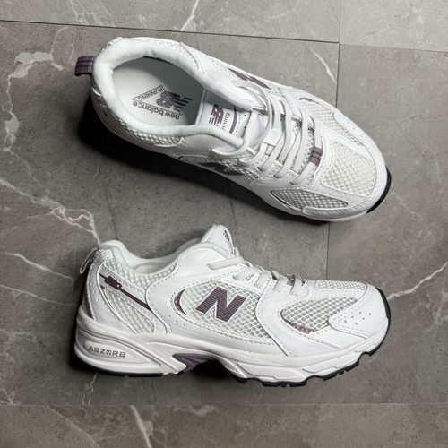 New Balance 530 Bungee White Purple Kids Size 2 PZ530SR New - Picture 2 of 8
