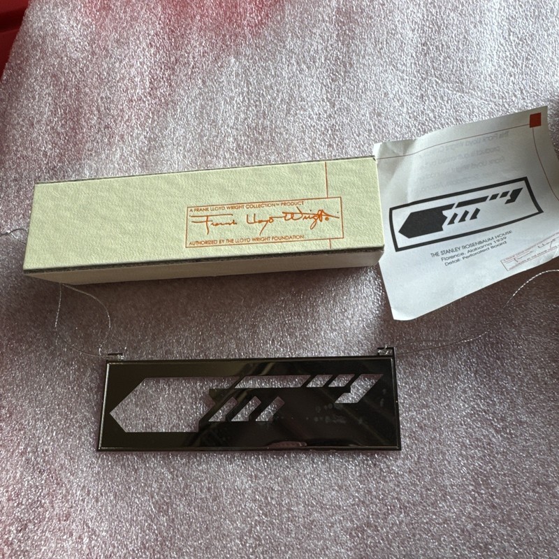 Frank Lloyd Wright Collection Metal Ornament 