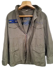 kurt cobain  1967 1994- Four Star Registered Trademark Army Style Jacket SZ. LG 