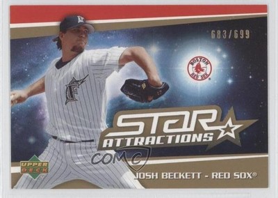 2006 Upper Deck Star Attractions Gold 683/699 Josh Beckett #SA-JB 0c4