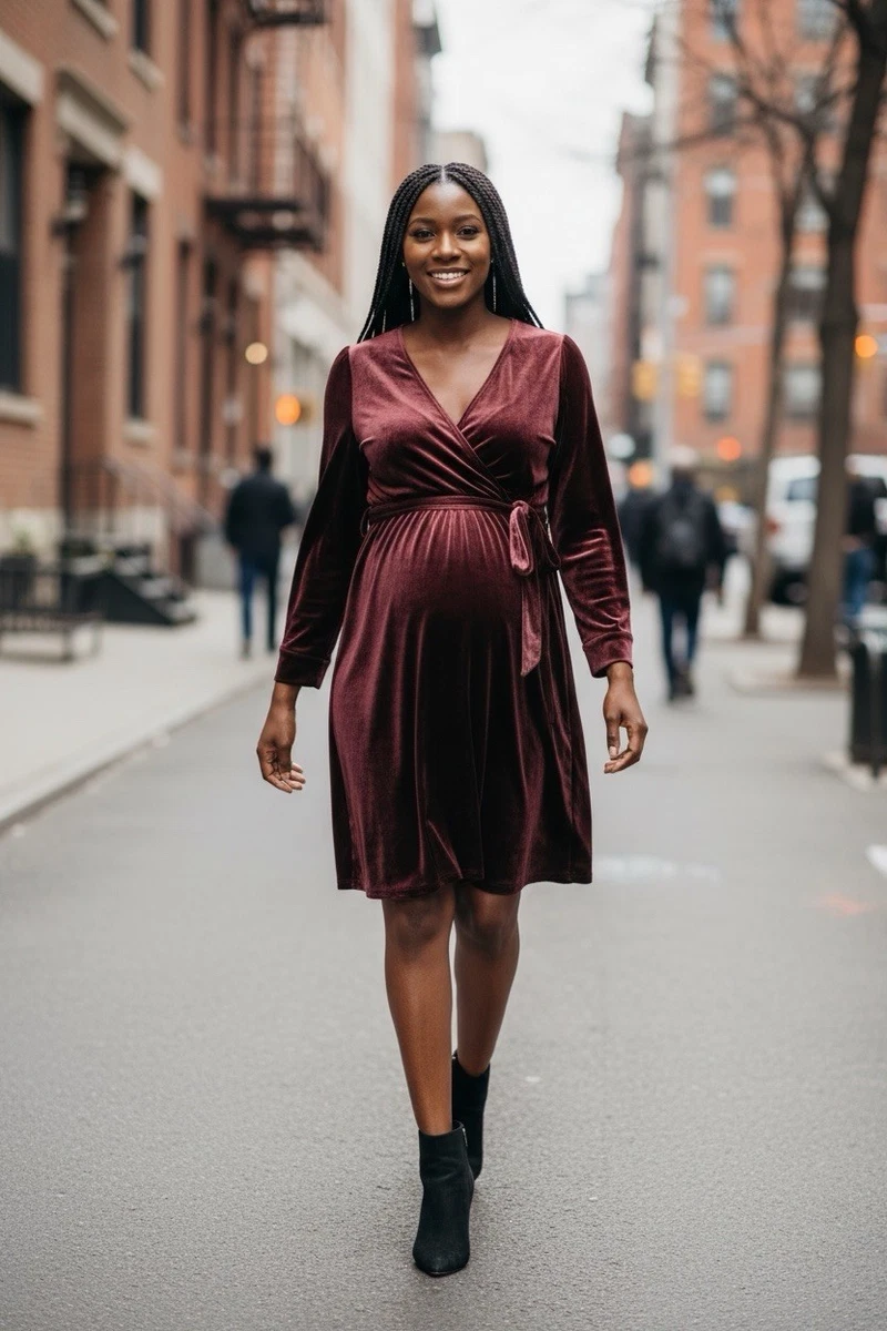 Maternity Velvet Dresses for Women for sale | eBay