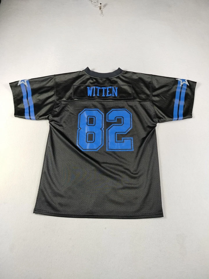 Camiseta de fútbol americano Dallas Cowboys para hombre XL negra azul NFL Jason Witten 82 camisa Foto 2 de 4