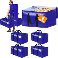 4-Pack Moving Bags with Backpack Straps & Carry Handles, 20 Gallons-76 L Heav...