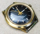 NO RESERVE Black Face Timex Gents Vintage Retro Mechanical Wristwatch
