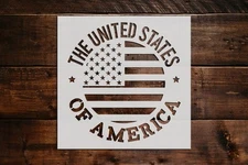 American Flag Stencil - Art and Wall Stencil