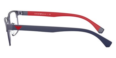 Emporio Armani Rectangle Man Eyeglasses '0EA1105 '3092 56mm 'Matte Blue - NEW