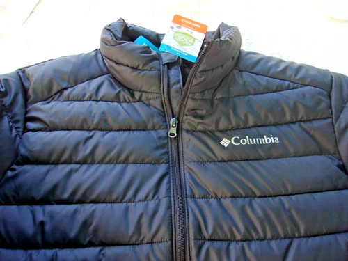 NWT Columbia Foster Falls zippered jacket, men's M, L, XL, black, $120, cinch