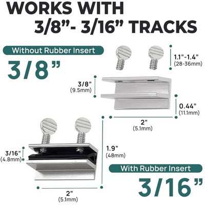 Adjustable Sliding Window Locks - No-Drill Install
