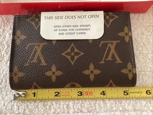 NOS RARE 70's LOUIS VUITTON SAKS FIFTH AVENUE KISSLOCK WALLET “ The Classique” - Picture 9 of 11