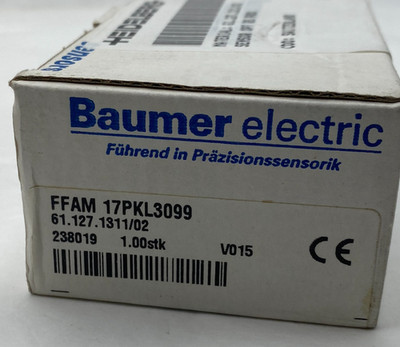 BAUMER ELECTRIC FFAM 17PKL3099 LEVEL MONITORING SENSOR 61.127.1311/02  238019  