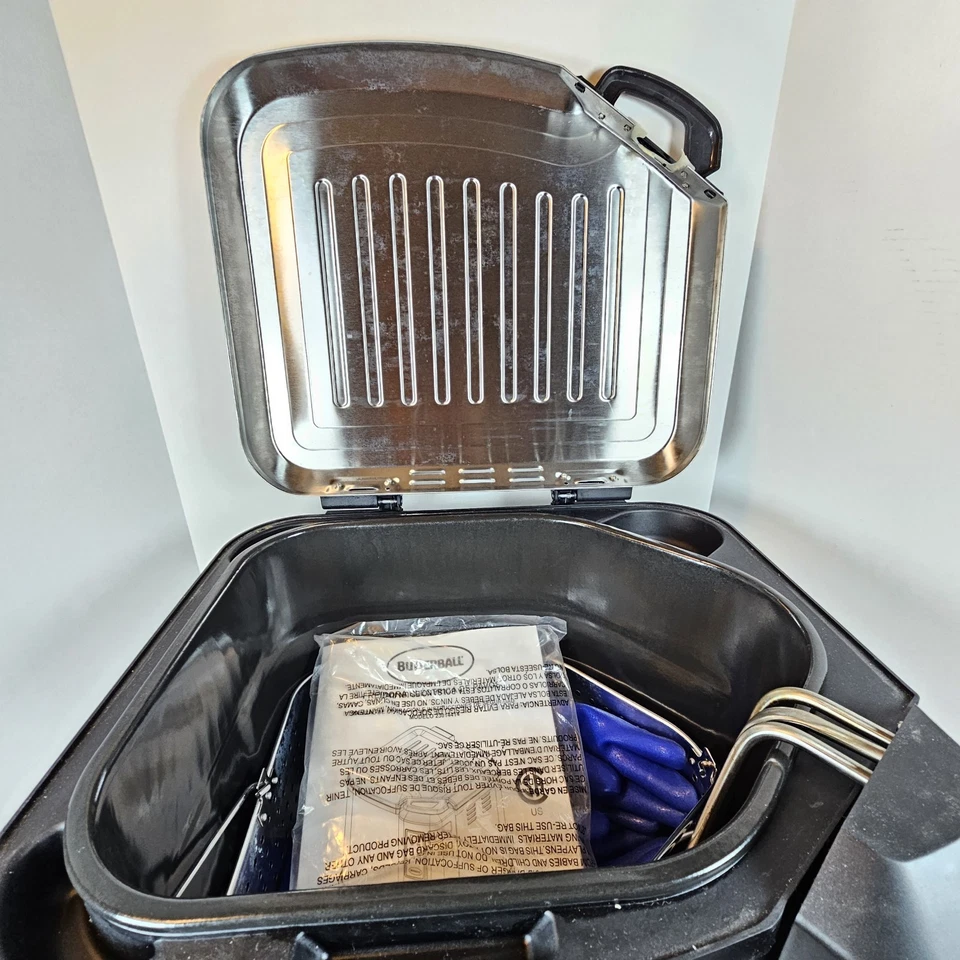 Freidora de pavo eléctrica Butterball XL 23014414 usada Masterbuilt Pro Series Foto 4 de 4