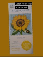 Needle Creations  SunFlower  Latch Hook Kit 12  x12  Needle Art 2168649