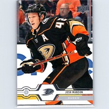 2019-20 Upper Deck - Josh Manson #428 - Anaheim Ducks