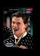 Todd Harvey 1993-94 Parkhurst Hockey Card #513 Canada