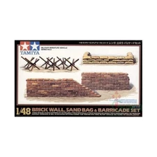 TAMIYA 300032508 WWII Diorama Set Walls and Sandbags 1:48