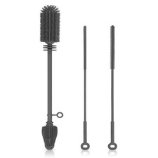 Silicone Bottle Brush and Straw Cleaner Set,Water Bottle Brush Double-Headed,...
