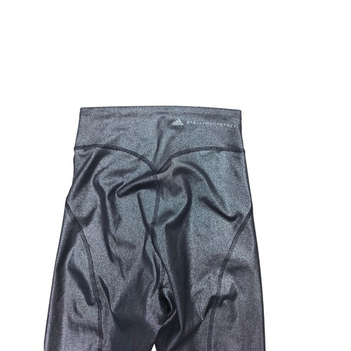 Leggings Adidas Stella McCartney argento scintillante S donna gamba skinny atletici - Foto 6 di 8