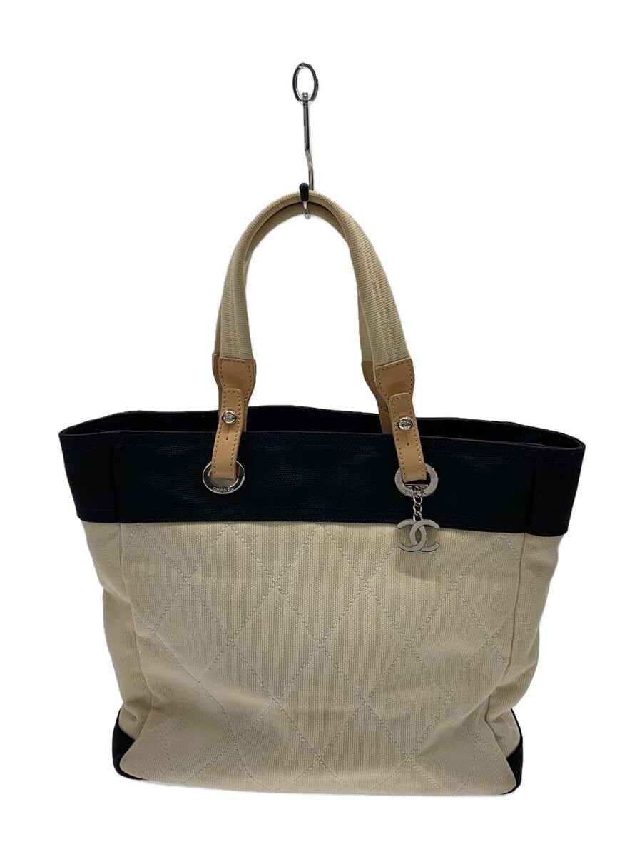 CHANEL Paris Biarritz Tote MM Bag in Black A34209