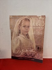 PORTRAITS AND HOW TO DO THEM Stella Mackie Walter Foster Art Artist Vintage