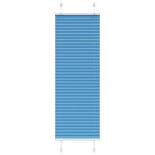 Plissee Blau 40x150 cm Stoffbreite 39,4 cm Polyester