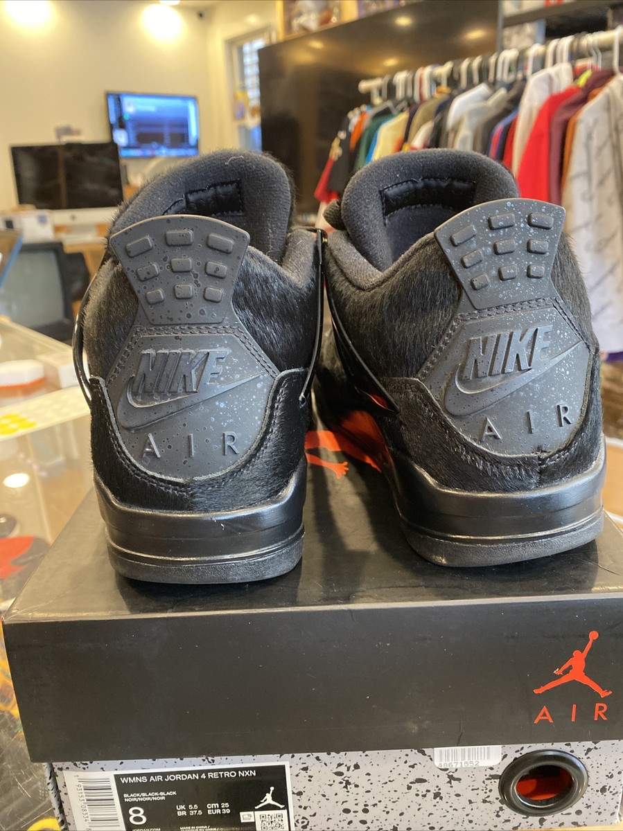 272) Nike Air Jordan 4 Retro Olivia Kim No Cover Black 272) Nike Air Jordan 4 Retro Olivia Kim No Cover Black