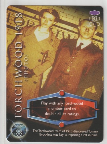 TARJETAS COMUNES INDIVIDUALES TORCHWOOD TCG (TÚ ELIGES) - P&P GRATIS REINO UNIDO - Imagen 24 de 156
