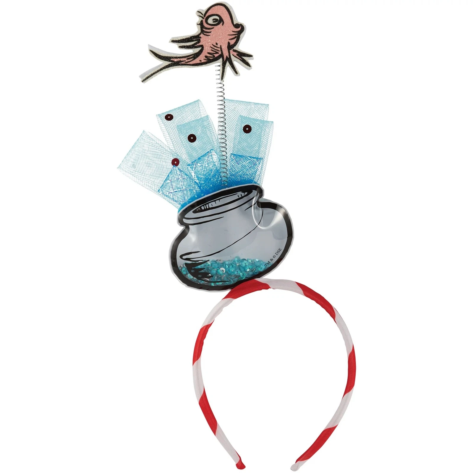 Fish Bowl Headband Dr. Seuss Cat In Hat Fancy Dress Halloween Costume Accessory