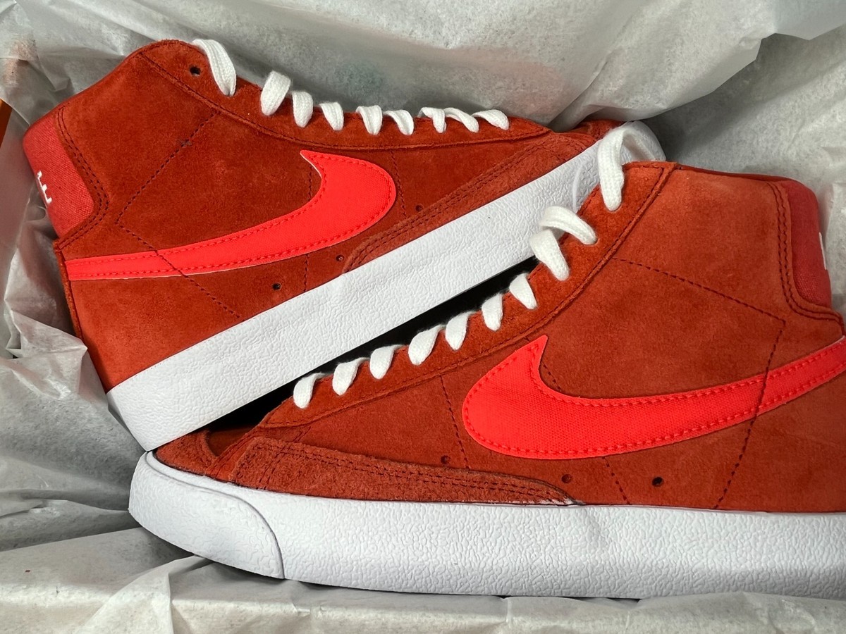 NIKE BLAZER MID 77 VINTAGE SUEDE TRAINERS UK SIZE 5.5 EUR 39 ORANGE  CZ4609-800 | eBay UK