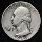 1936-D Washington SILVER Quarter - Circulated - Complete Your Album!
