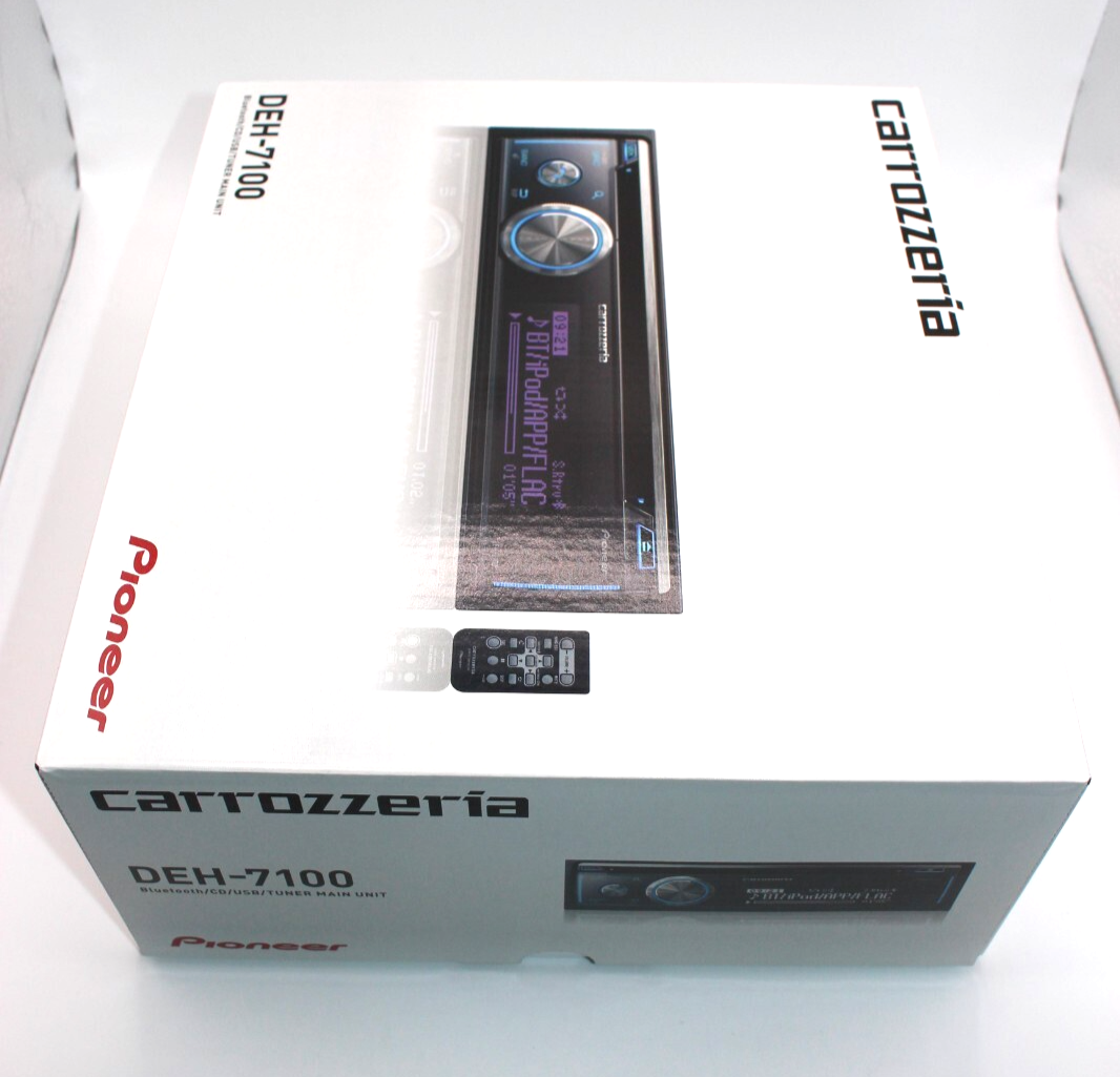 Pioneer Carrozzeria DEH-7100 CD USB Bluetooth Car Audio Black 1kg