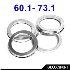 4 anillos de cubo de rueda para Suzuki SX4 SWIFT SPORT ID60.1 a OD73.1 rueda cambiada