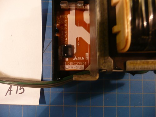 Mitsubishi HS-U30 VCR Replacement Parts Power Transformer # 350P39609 57E-001 - Picture 5 of 6