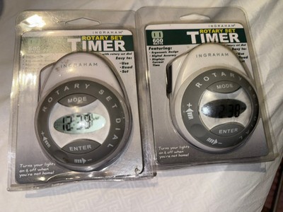 Ingraham ROTARY SET & EASY TO SET TIMER Model# 12-832  2 PIECES