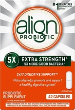 Extra Strength Probiotic for Men & Women, 5X Bacteria, Digestive Health, 42 Caps