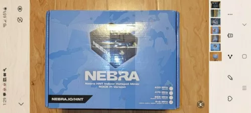 Nebra Indoor Helium HNT Hotspot Miner US 915MHz - Rock Pi in hand ready to ship!