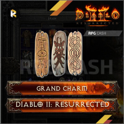 SORC FIRE SKILLER - Burning Grand Charm - Diablo 2 Resurrected RoTW Diablo 2