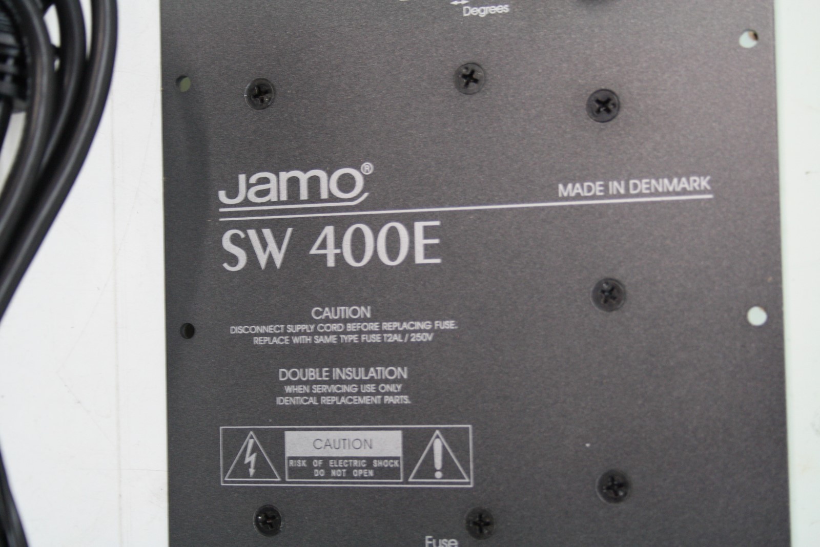 jamo sw 400e