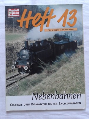 Zeitschrift Modelleisenbahner Heft 13 Nr. 1/2001