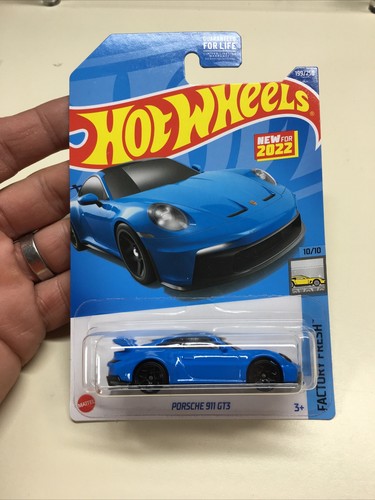 Hot Wheels Factory Fresh 10/10 Porsche 911 GT3 199/250 New For 2022 Blue (76)