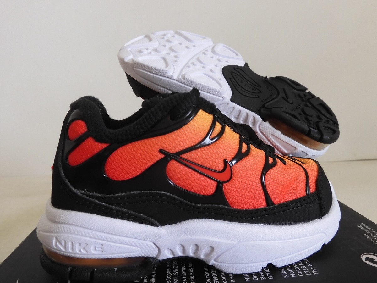 red and black air max plus toddler
