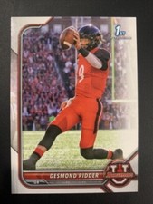 2022  Bowman U Desmond Ridder 1st Bowman #49 | CINCY ATLANTA FALCONS  A-7