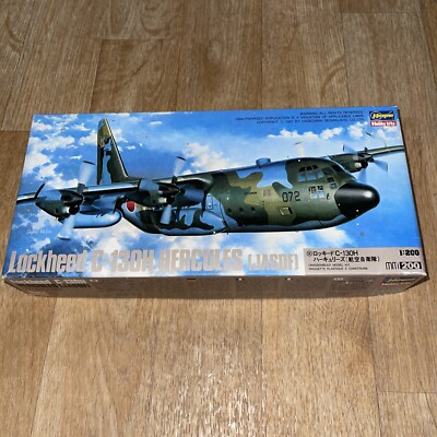 1/200 scale Hasegawa Lockheed C-130H Hercules open box New
