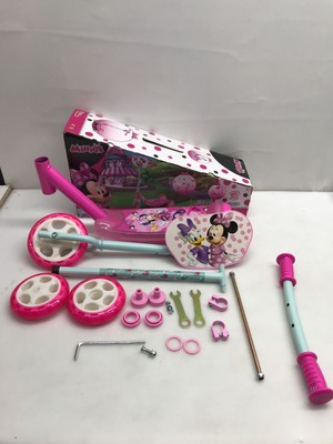 Smoby - Minnie Roller - 3 Raedriger Scooter, hoehenverstellbaren Lenker